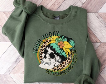 Retro St Patrick's Day Sweatshirt: Funny Irish Lucky Shirt