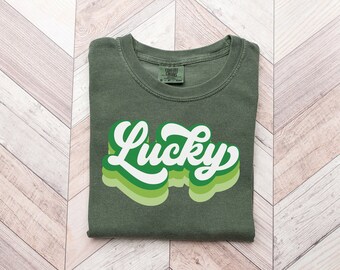 Camisa retro de la suerte - Camiseta irlandesa del Día de San Patricio