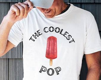 The Coolest Pop, Cool Dad Shirt, Summer BBQ Shirt, Dad Gift Ideas, Best Dad Ever Shirt, Fathers Day Gift, Funny Shirt For Dads, Dad Joke Tee