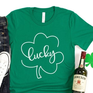 Lucky Shirt, St. Patty&#39;s Day Shirts for Men and Women, St Patty&#39;s Lucky Shirt, St Patty&#39;s Lucky Women Shirt, Shamrock Shirt, Irish Shirt