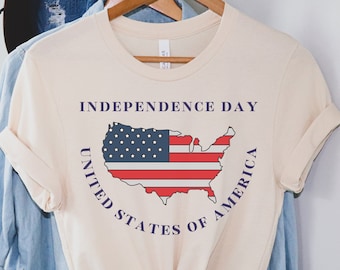 Koszulka z flagą USA, koszulka 4 lipca, koszulki patriotyczne, koszulka czerwono-biało-niebieska, koszulka z flagą amerykańską, koszulka 4 lipca, koszulka damska retro USA