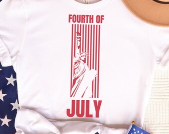Freiheitsstatue Shirt, 4. Juli Shirt, 4. Juli Shirts, Patriotische Shirts, Freiheit Shirt, Freiheit Shirt, USA Shirts, Amerikanische Flagge