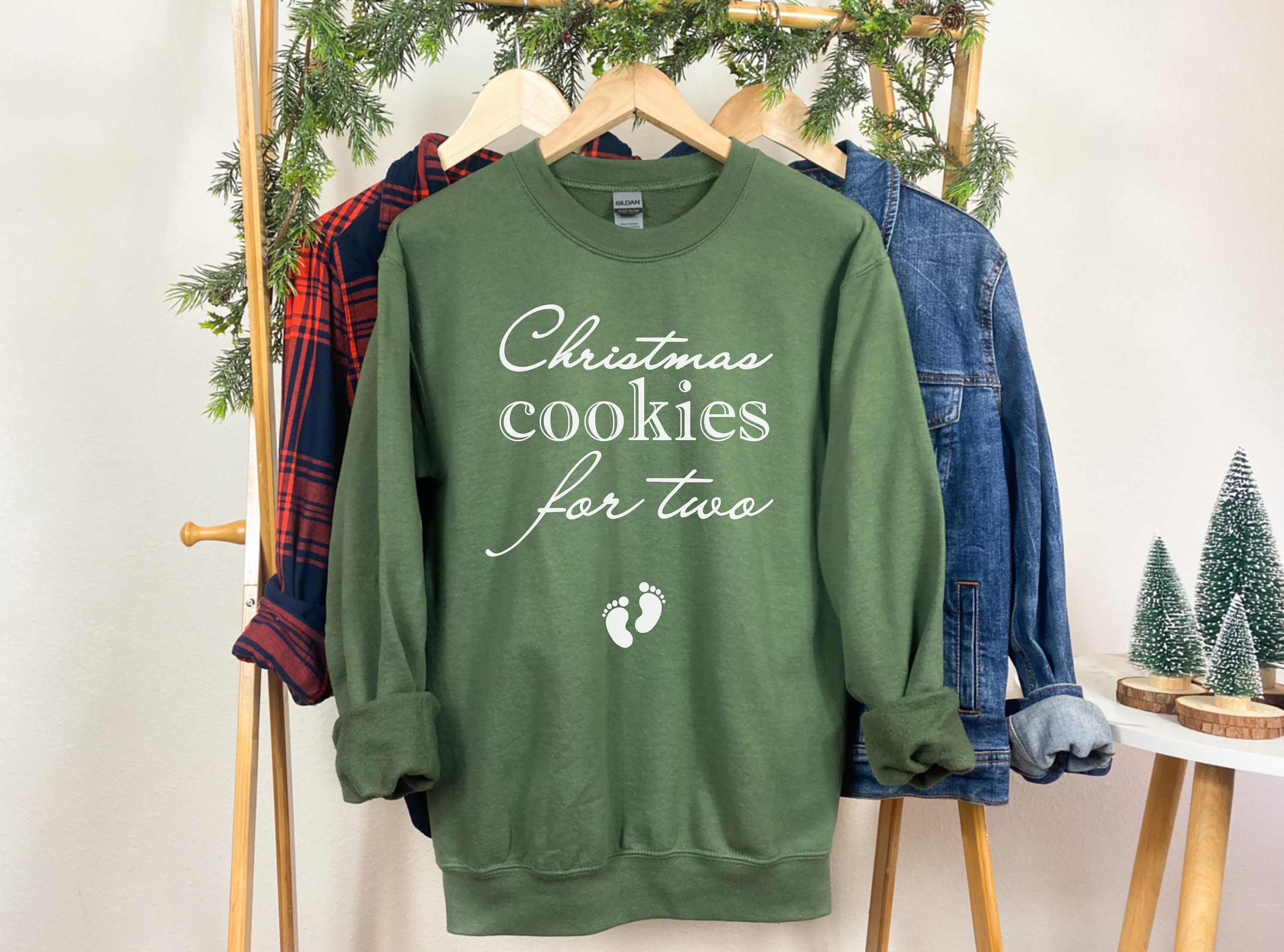 Shirt Christmas Pregnancy | Etsy