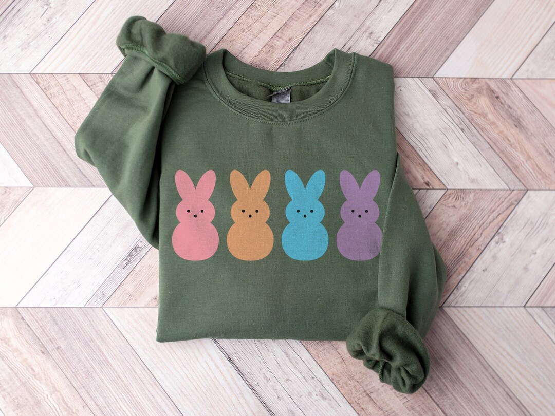 Easter Peeps Sweatshirt, Easter Sweatshirt, Womens Easter Shirt, Funny