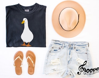 Funny Duck Graphic Tee - Farm Animal Lover Gift