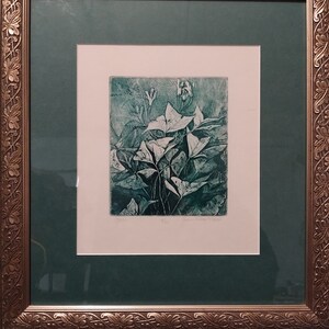 Original Intaglio Blatt Druck, signiert vom Künstler