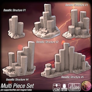 Basaltic Rocks | RPG Terrain | 15-54mm Terrain