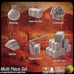 Western Terrain Scatter | RPG Terrain | 28-54mm Terrain
