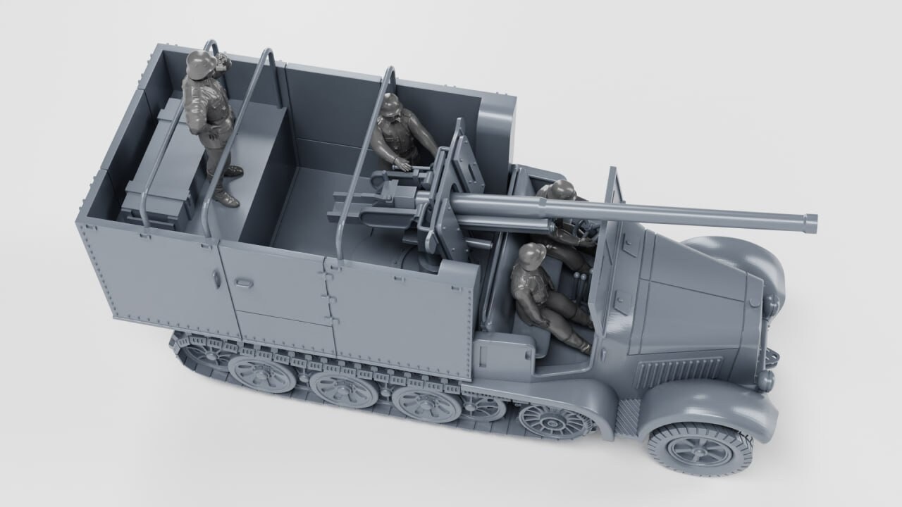 Sd.kfz.6-3 - 7.62cm Pak 36 (r) Auf 5t Zugkraftwagen (diana) | WW2