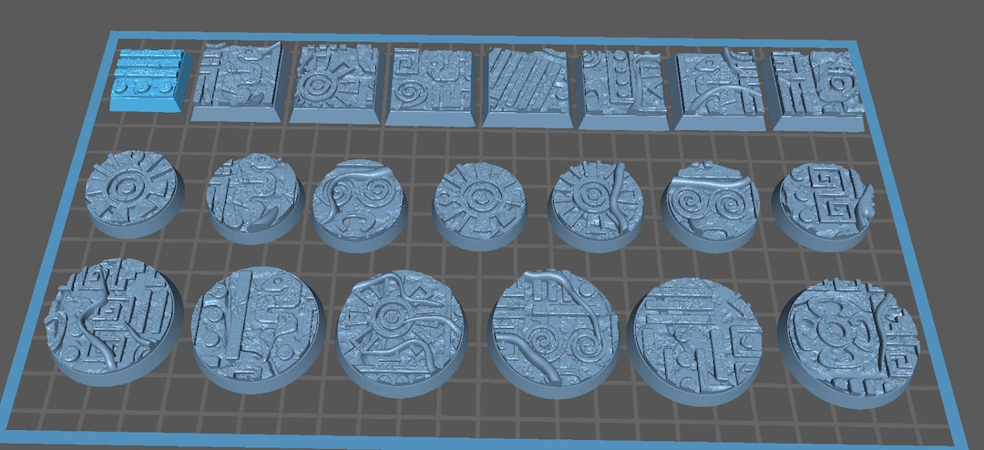 Aztec Bases | Miniature Base Sets - Etsy