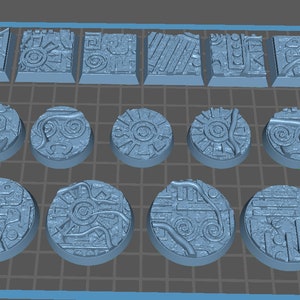 Aztec Bases | Miniature Base Sets