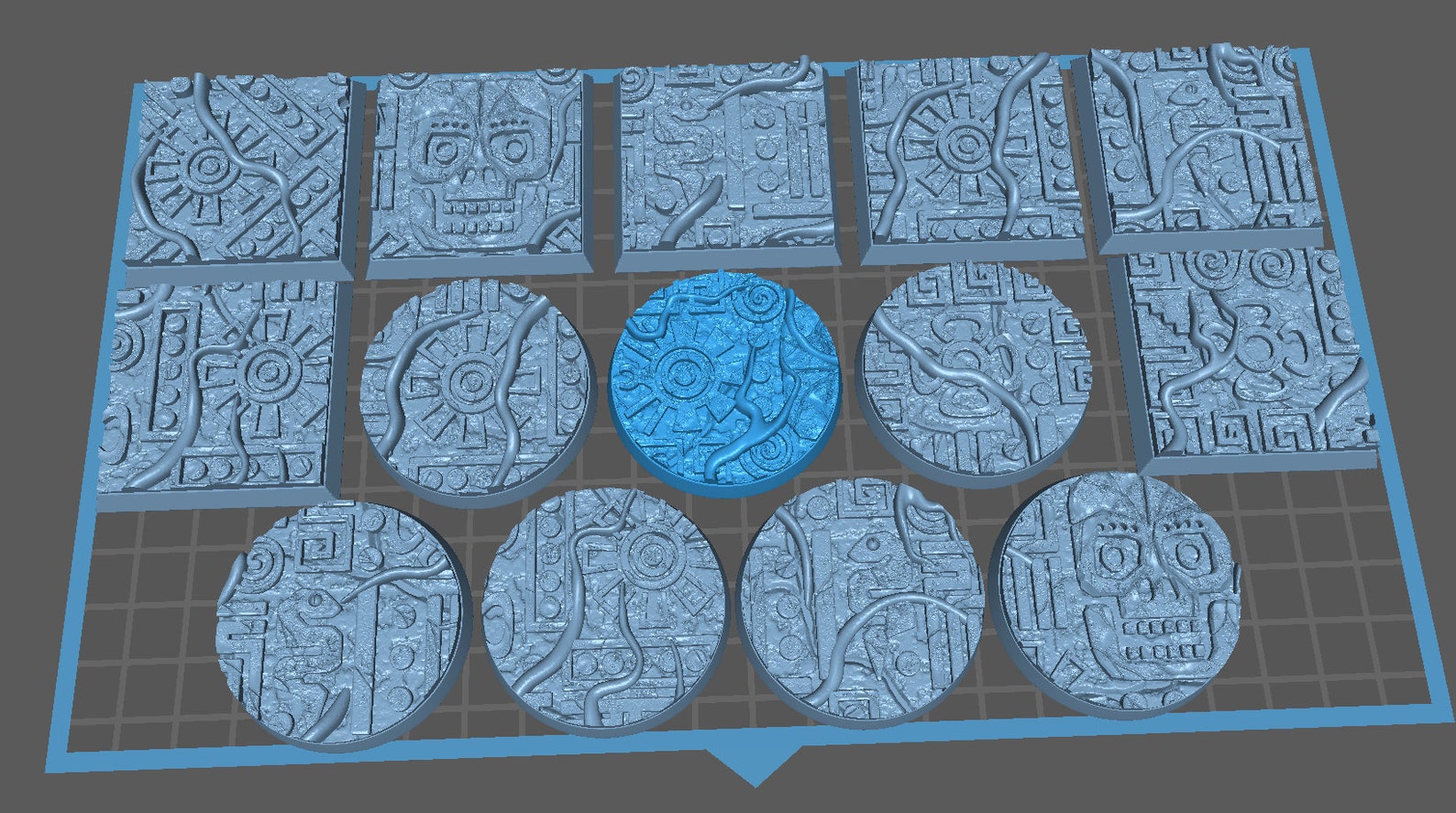Aztec Bases | Miniature Base Sets - Etsy