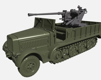 Sd.Kfz.7-2 - 3.7cm Flak37 | WW2 Armor