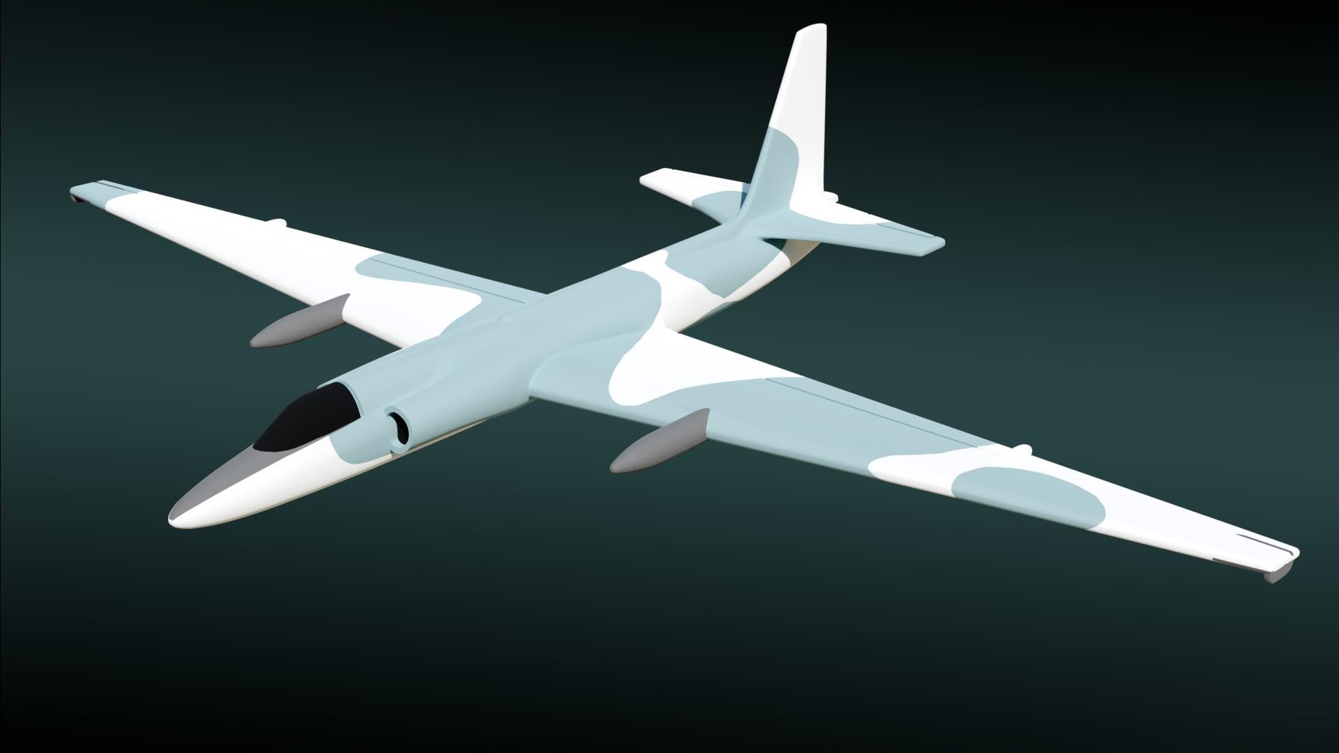 Lockheed U2-R スパイプレーン 1:48 U2 Spy plane : r/modelmakers