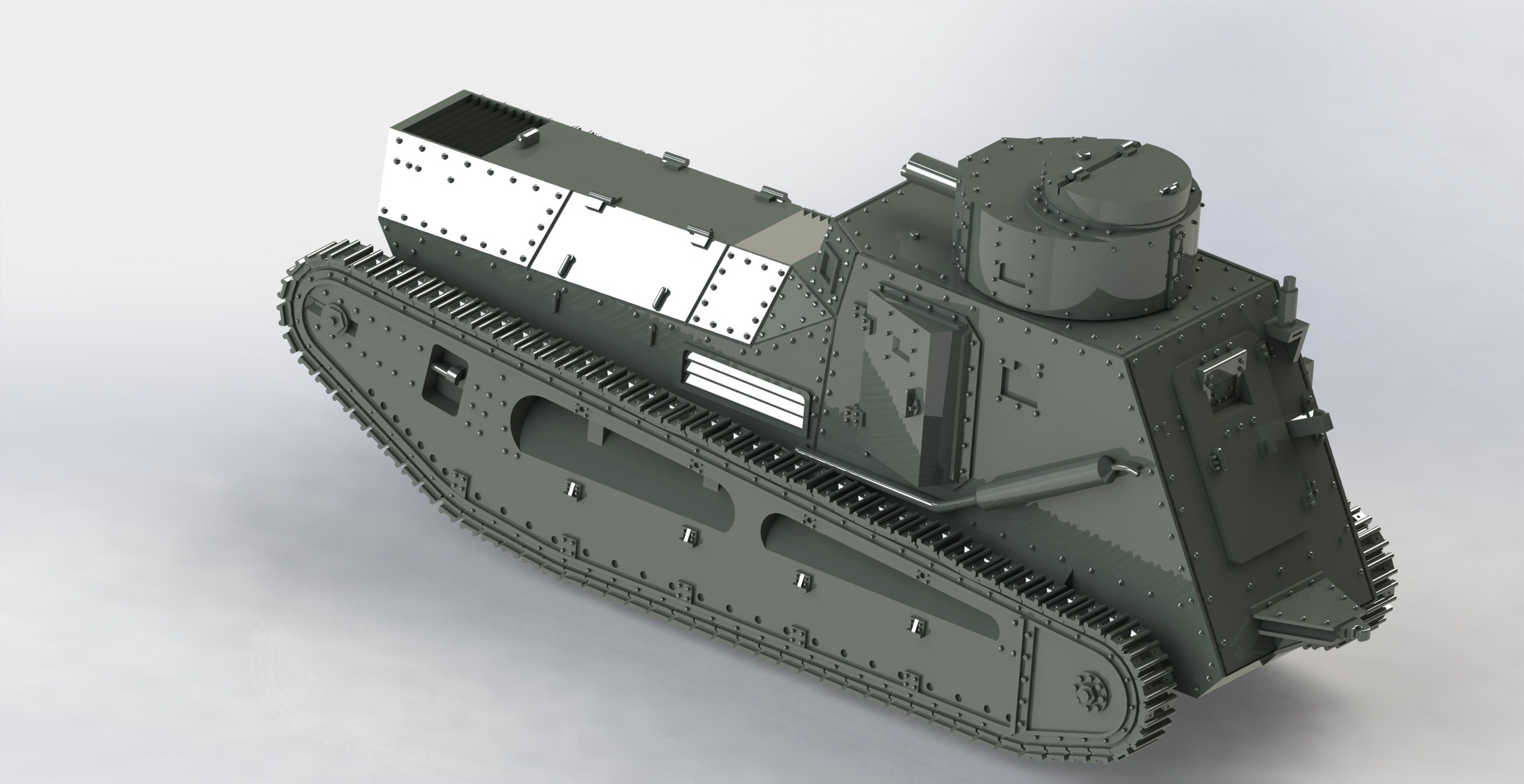 Leichter Kampfwagen II (LKII) (germany) | WW1 Armor - Etsy