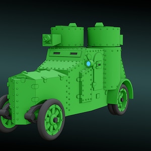 Izhorski-FIAT Armored Car (Russian Empire) | WW1 Armor