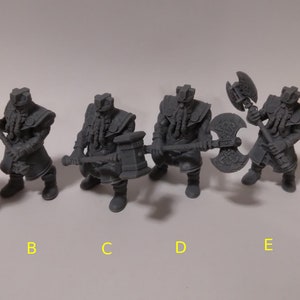 Dwarven Stone Guardians miniatures