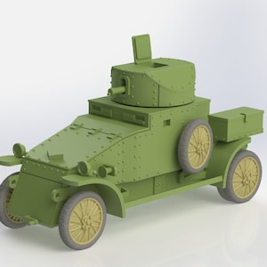 Lanchester 4x2 Armored Car (British Empire) | WW1 Armor