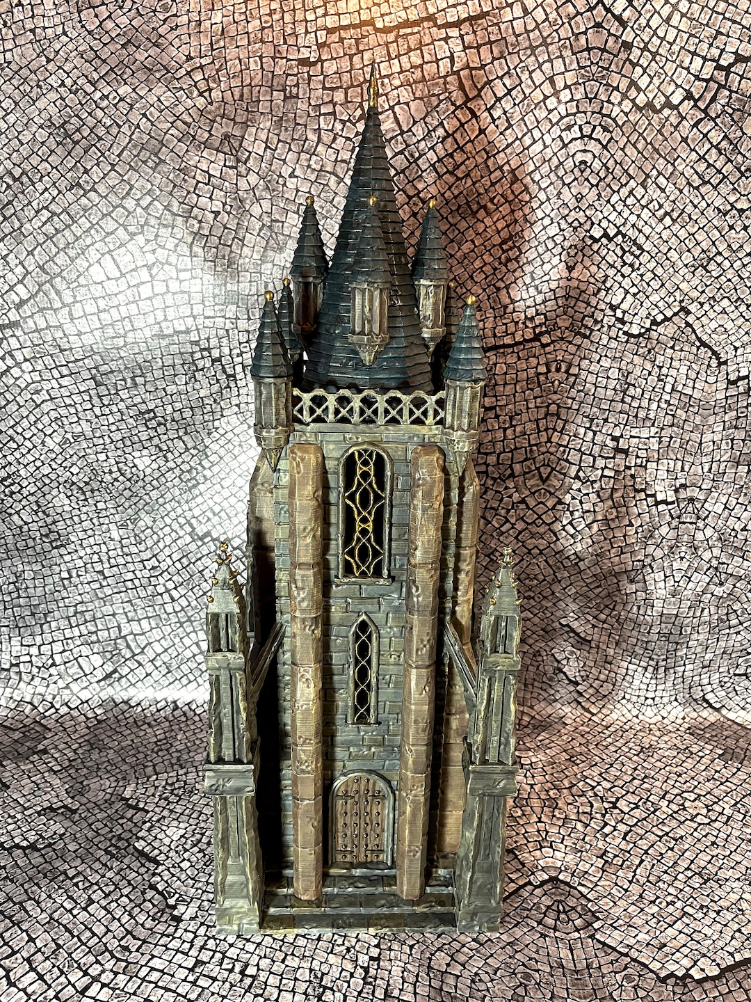 Gothic Wizard's Tower RPG Terrain 632mm Terrain Etsy