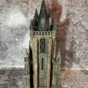 Gothic Wizard&#39;s Tower | RPG Terrain | 6-32mm Terrain