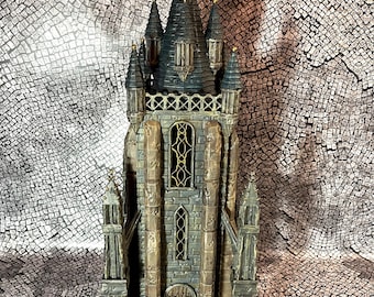 Gothic Wizard's Tower | RPG Terrain | 6-32mm Terrain