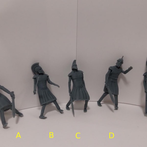 Figurines de soldat grec mort-vivant