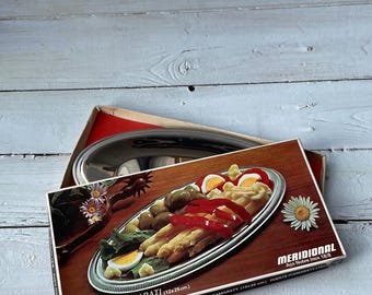 Vintage Meridional Silver Platter Set – Made in Brazil