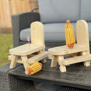 Squirrel Picnic Table