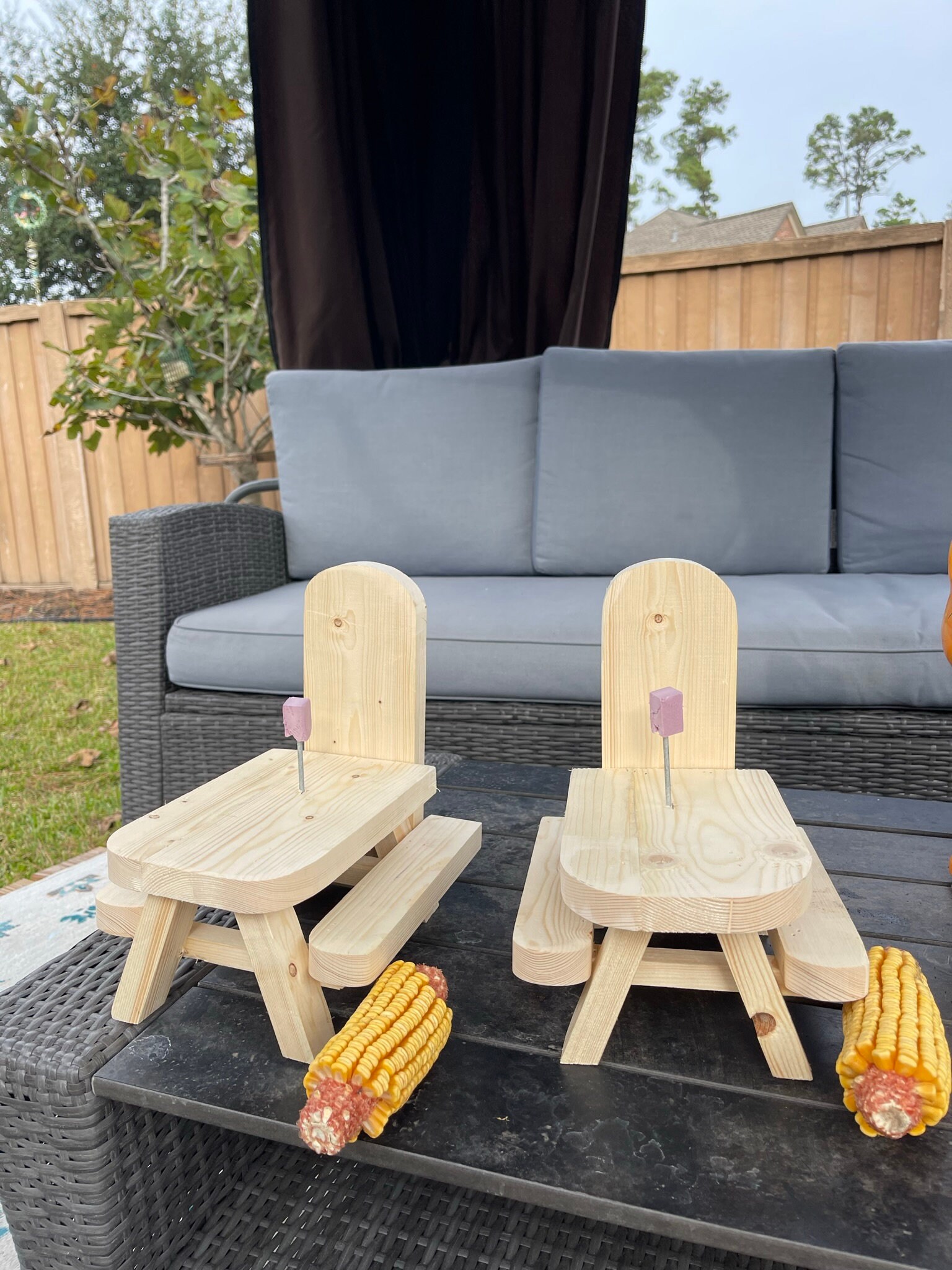 Squirrel Picnic Table Etsy