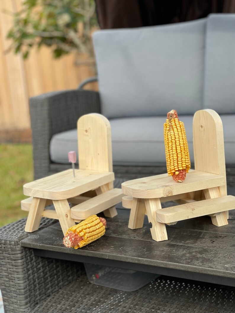 Squirrel Picnic Table Etsy