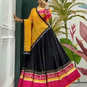 Navratri chaniya choli for women with Kodi work ,Full Stitch Lehenga Choli for Navratri, Festival Outfit for women,Garba Night Chaniya choli