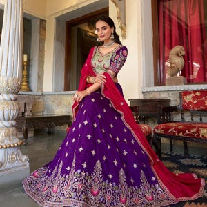 Wedding Lehenga choli for women with Stitch Blouse, Designer Lehenga for Women USA, Gift for her, Bridesmaid dress for her,Ship to USA UK