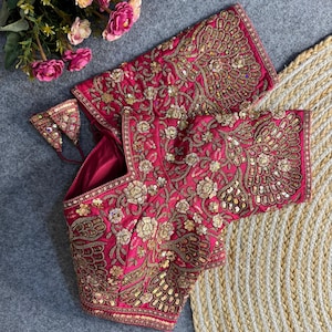 Designer Heavy Readymade Sarees Blouse, Full Stitched Saree Blouse, saree blouse readymade usa, Blouse Top, Saree Top