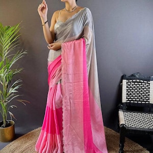 Bollywood Printed Saree for Women Partywear Sarees for engagement function, Designer Saree for Wedding Function USA, Ship to USA UK