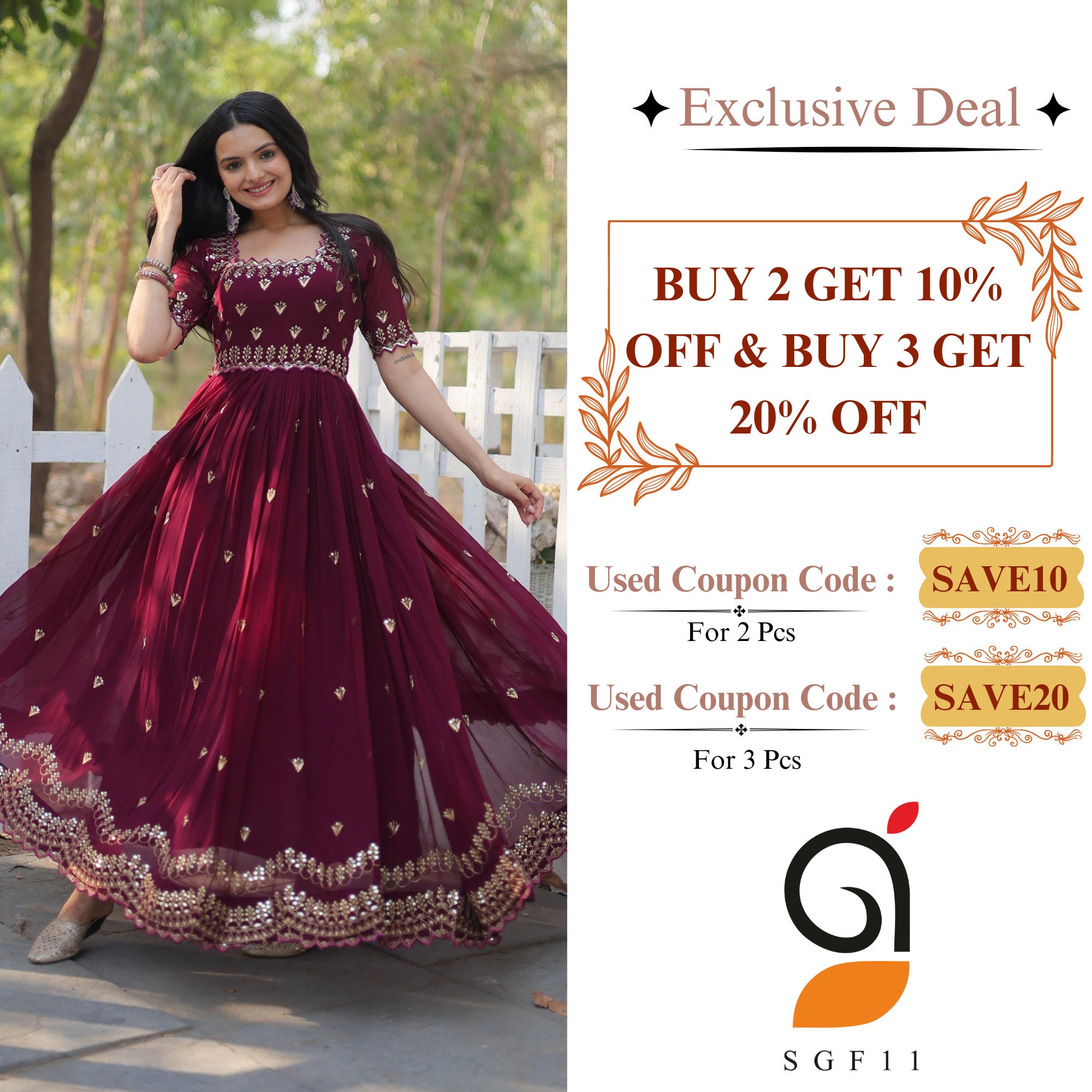 Etsy gowns deals