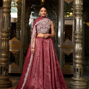 Wedding Lehenga choli for women with Stitch Blouse, Designer Lehenga Women USA, Gift for her, Bridesmaid dress for her,Ship to USA UK