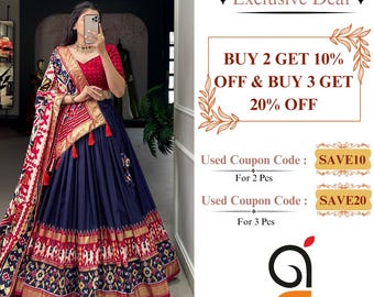 Chemisier Brodé à Manches Froncées Bleu