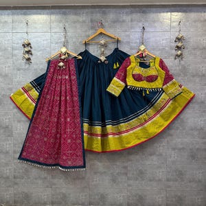 Navratri chaniya choli for women with Kodi work ,Full Stitch Lehenga Choli for Navratri, Festival Outfit for women,Garba Night Chaniya choli