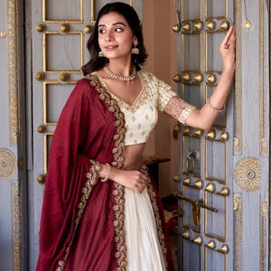 Traditional Designer Silk Half Saree Lehenga Set for Women,Pavadai Sattai,ready made half saree southindian,Ready to Wear Half Saree