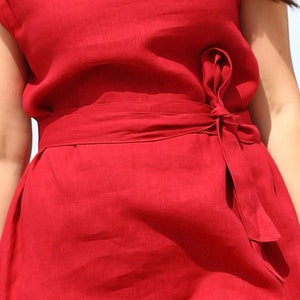 Linen Belt | Linen Dress Belt | Linen accessories | Jacket Linen Belt | Handmade Linen Dress Belt Premium