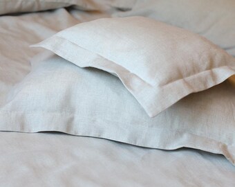 Linen pillowcase 40x40 cm smooth canary | Linen pillowcase Lotika | Original Bohemia linen pillowcase