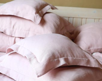 Linen pillowcase 50x70 cm smooth canary | Lotika linen pillowcase | Decorative linen pillowcase