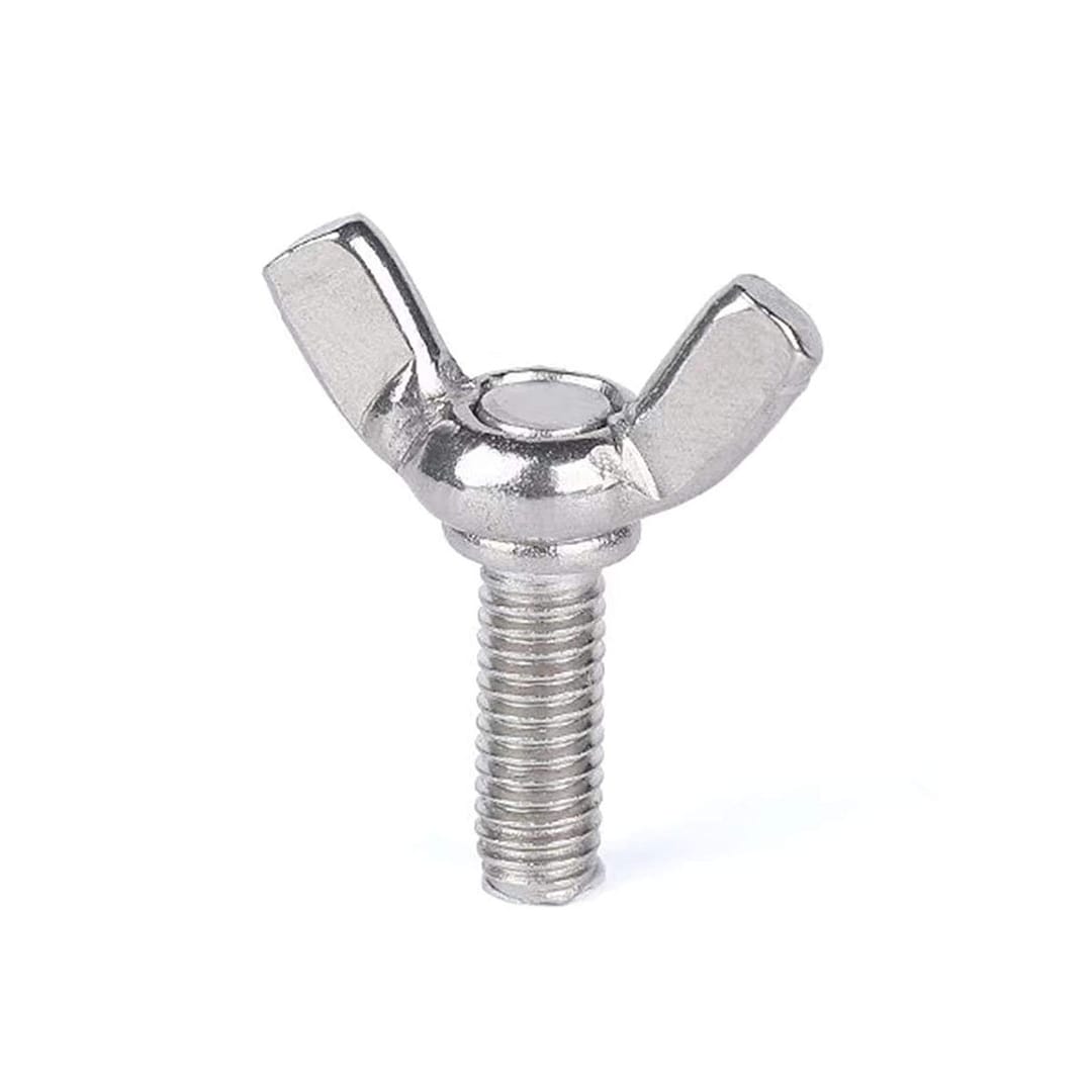 M6 X 40mm A2 304 Stainless Steel Wing Bolts Nut Butterfly Screw Din316
