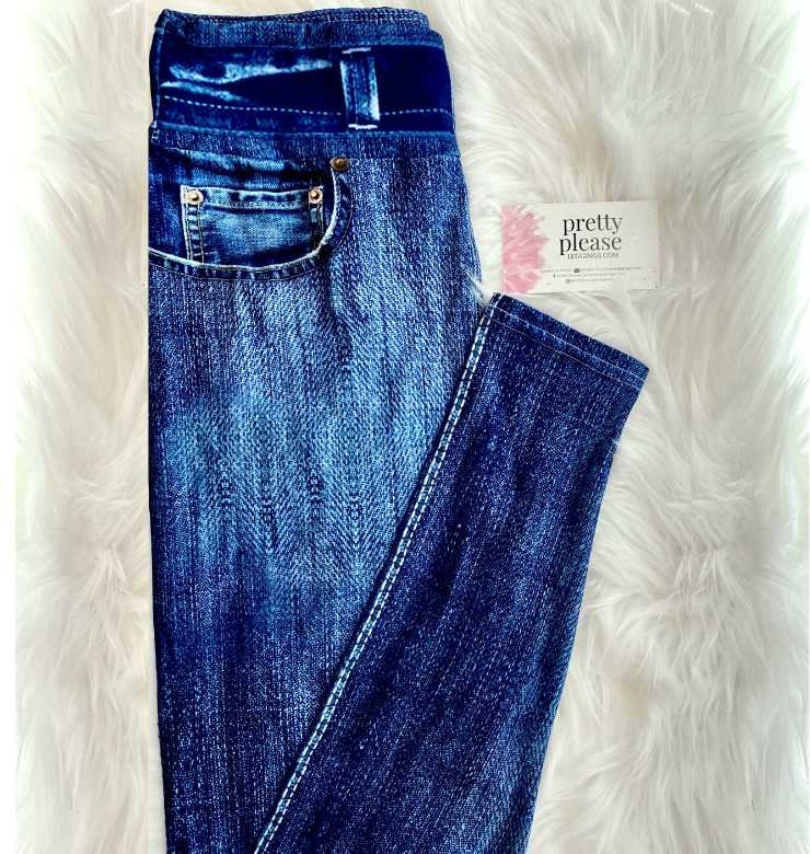 Denim Leggings - Etsy