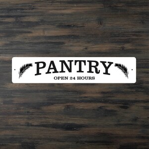 Pantry sign/Pantry organization/Kitchen sign/pantry door decal/kitchen pantry