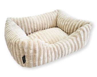 4L Textil BELLA plush cat bed PREMIUM-LINE Beige