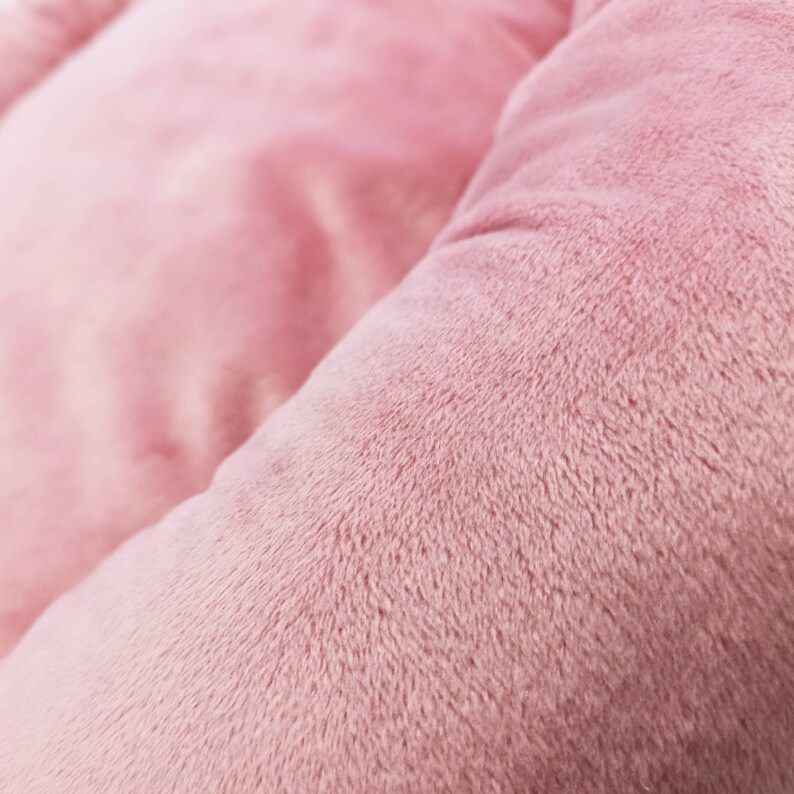 4L textile Buzzy doux lit pour chien petits chiens canapé pour petits chiens panier pour chien lit pour chat lavable coussin pour chat moelleux rose image 8