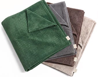 4L textielhoes voor MOLLY hondenmandkussen, vervangende hoes gemaakt van corduroy | Wasbaar | S M L XL | Beige Grijs Groen Bruin
