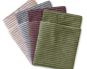 Hundebett Bezug für Hundekissen MOLLY aus Cord – waschbarer Ersatzbezug mit Reißverschluss, ohne Füllung, 60x50 bis 120x100 cm