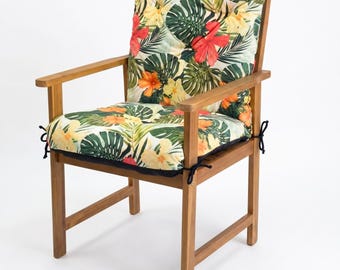 4L Textil High back cushions Garden chair cushions Seat cushions Low back cushions Low back garden chair cushion Seat cushion Darkgrey